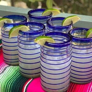 Handblown New Mexico Glassware (4)